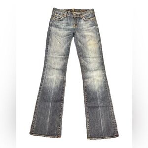 Seven for All Mankind Low Rise Bootcut Jeans Women's Size 26 (27X32) Western